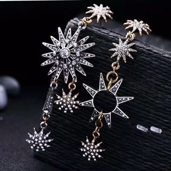 Bella Novella Jewelry Starry Night Pave Crystal Art Deco Star